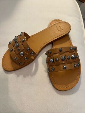 Marc Fisher Pacca Studded Sandals New